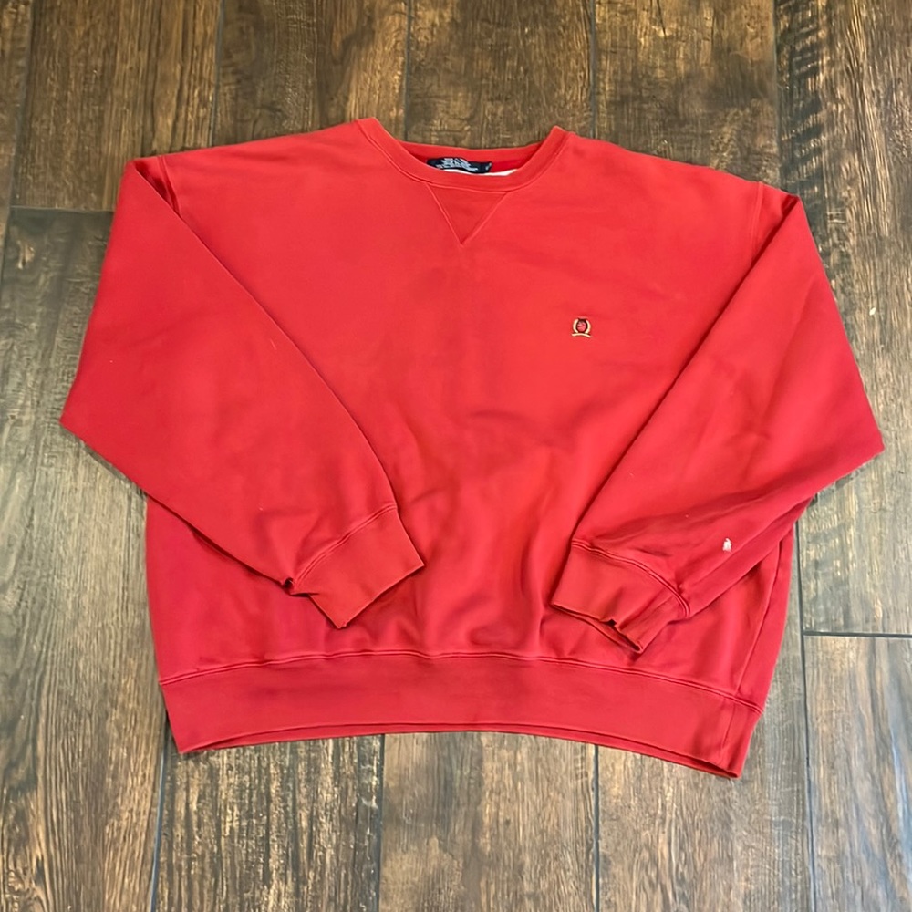 Tommy Hilfiger Vintage Red Mens Crewneck L/XL
